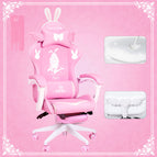 White with footrest
