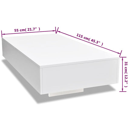 High-Gloss Coffee Table