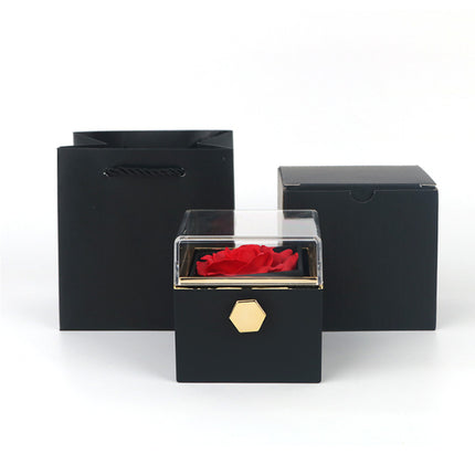Rose Jewelry Packaging Box Valentine's Day Gift For Women