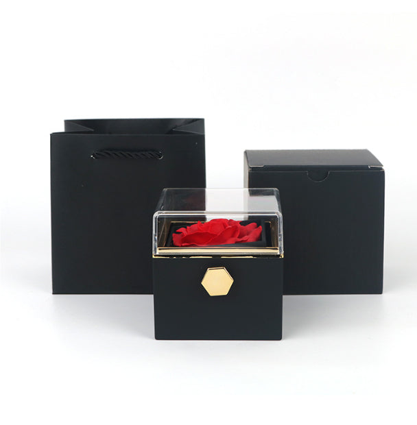 Rose Jewelry Packaging Box Valentine's Day Gift For Women