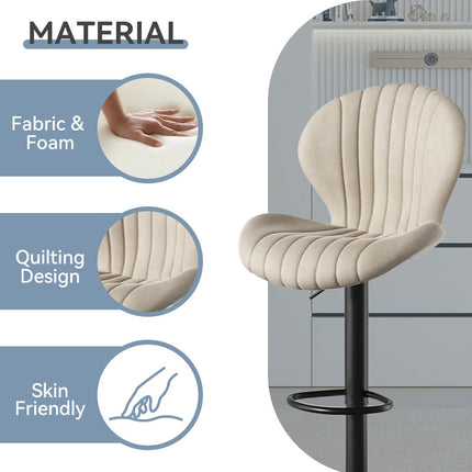 Barstools Counter Height With High Backrest