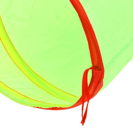 Spieltunnel für Kinder, grün, 175 cm, Polyester