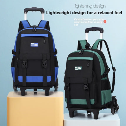 Large Capacity Pull Rod Backpack for School Student