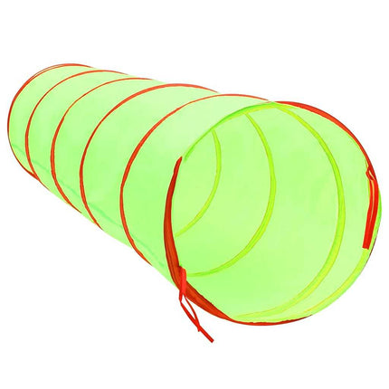 Spieltunnel für Kinder, grün, 175 cm, Polyester