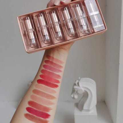 Crystal Square Tube Matte Matte Lipstick Set