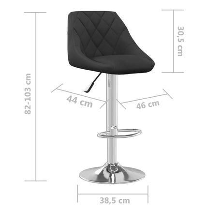 Bar Stools 2 pcs. Velvet
