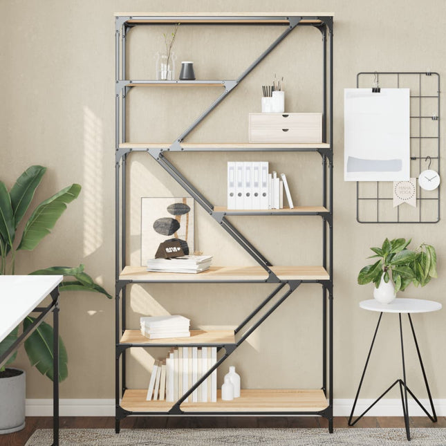 Bookshelf Sonoma Oak 91x Wood Material and