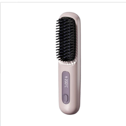 2 In 1 Straight Hair Comb Wireless Hair Straightener Brush