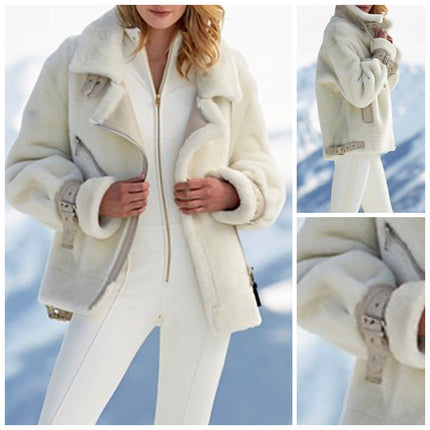 Women’s Warm Plush Zipper Jacket