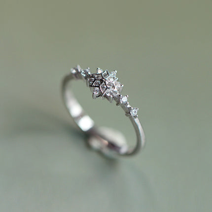 Snowflake Flower Ring