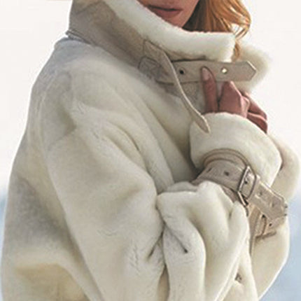 Women’s Warm Plush Zipper Jacket