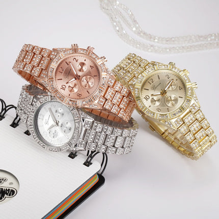 Women Crystal Quartz Analog Wrist Watch