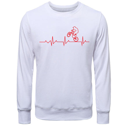 Printed pullover sweater