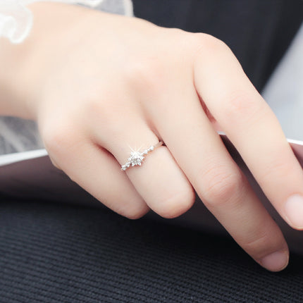 Snowflake Flower Ring