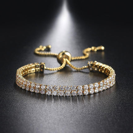 Fashion-double-row-zircon-bracelet-for-women-rhinestone-bracelet