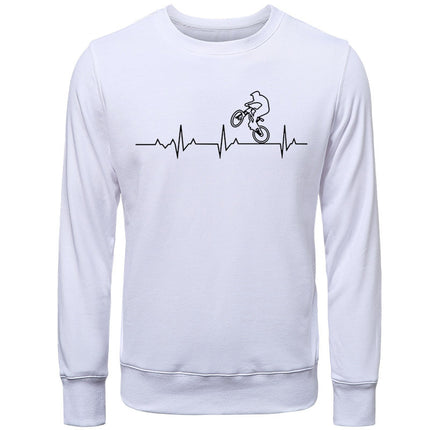 Printed pullover sweater