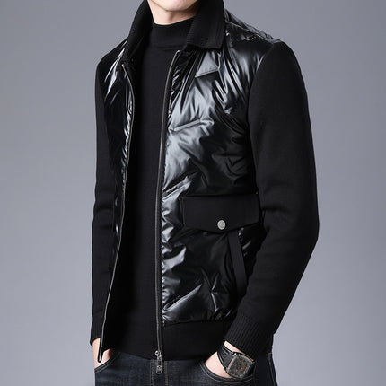 New Winter down jacket for male middle-aged