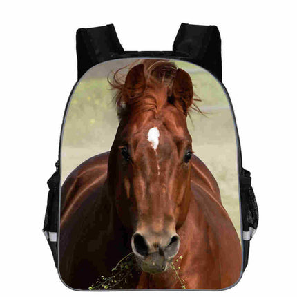 Animal Head  Schoolbag Animal and  Cartoon Lightening Backpack