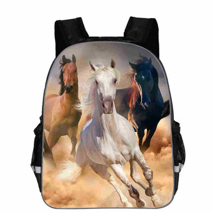 Animal Head  Schoolbag Animal and  Cartoon Lightening Backpack