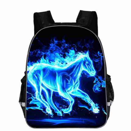 Animal Head  Schoolbag Animal and  Cartoon Lightening Backpack