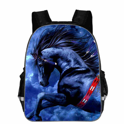 Animal Head  Schoolbag Animal and  Cartoon Lightening Backpack
