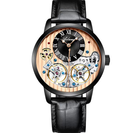 Double Tourbillon Automatic Mechanical  Men's Watch