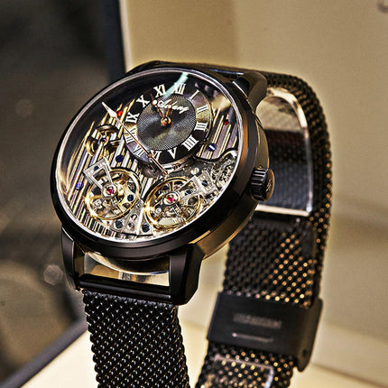 Double Tourbillon Automatic Mechanical  Men's Watch
