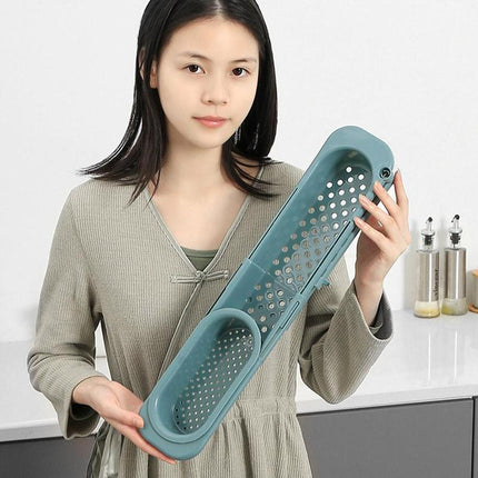 Telescopic Sink Rack Soap Sponge Holder