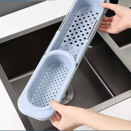 Telescopic Sink Rack Soap Sponge Holder