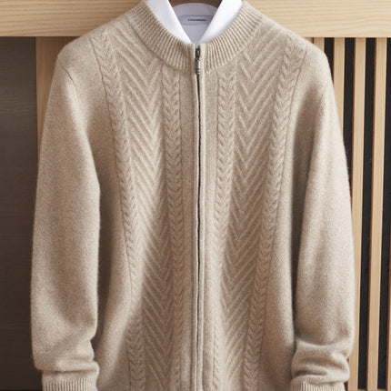 Pure Cashmere Light Luxury Sweater Coat