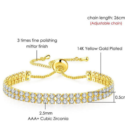Fashion-double-row-zircon-bracelet-for-women-rhinestone-bracelet