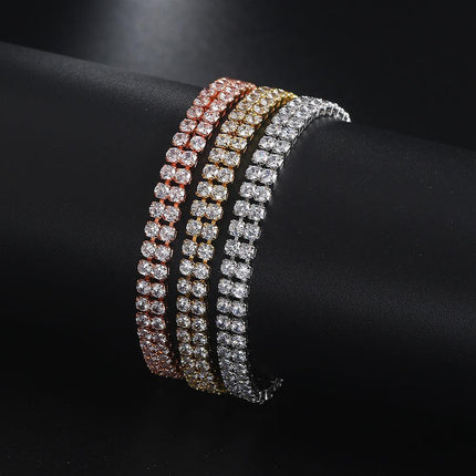 Fashion-double-row-zircon-bracelet-for-women-rhinestone-bracelet