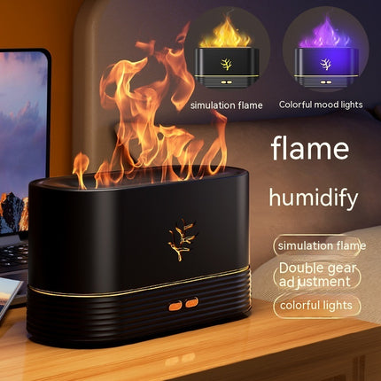 Flame Humidifier Smart Timing LED Electric Aroma Diffuser
