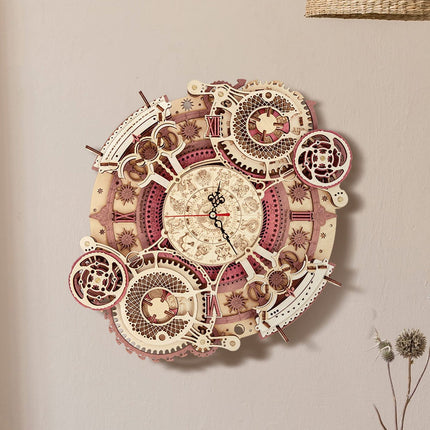 Robotime ROKR Time Art Zodiac Wall Clock