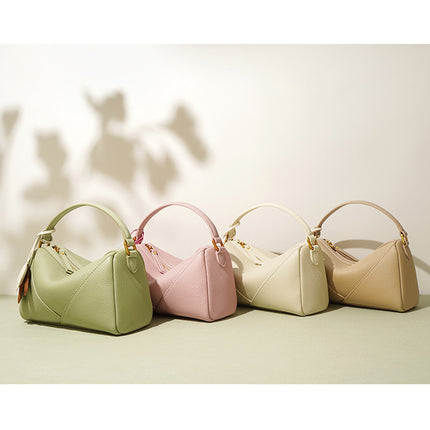 Simple luxury Textured  Shoulder Bag