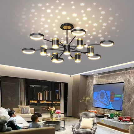 Light Luxury Chandelier Nordic Star Lamp