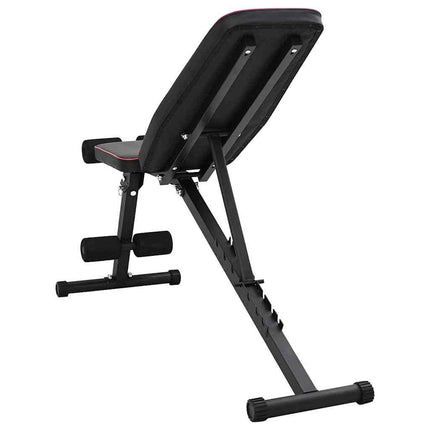 Weight Bench Black 131 x 41 x 110 cm Steel