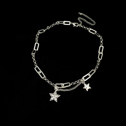 Hip Hop Cool Star Necklace
