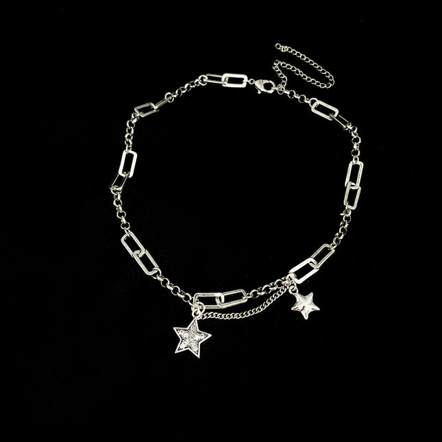 Hip Hop Cool Star Necklace