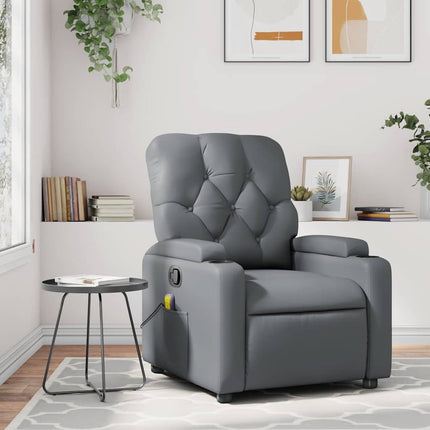 Massage Recliner, Faux Leather