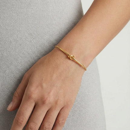 Armband mit gedrehtem Knoten