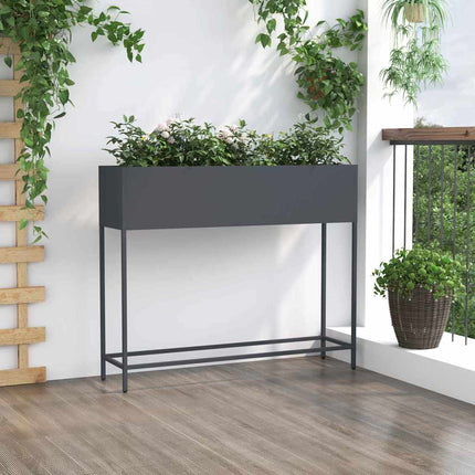 Raised Bed Garden Planter Anthracite 100 x   Raised Bed