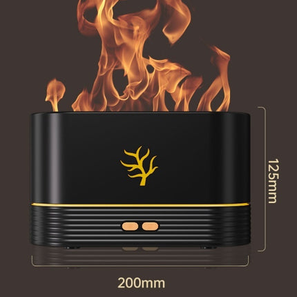Flame Humidifier Smart Timing LED Electric Aroma Diffuser