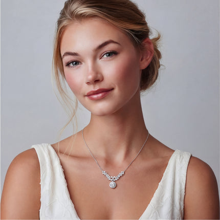 Celestial Wings Statement Necklace