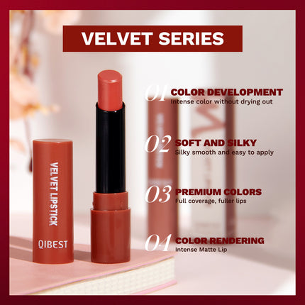 Matte Velvet Matte Lipstick Easy To Color