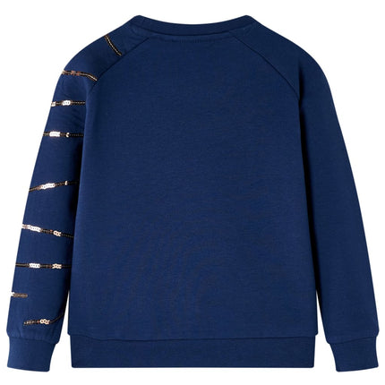 Kinder-Sweatshirt, marineblau, Größe 116