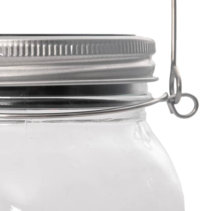 Solar Lights Mason Jar Design 12 pcs. Warm White