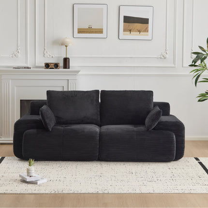 Modern Memory Foam Compressed Sofa,2 Seater