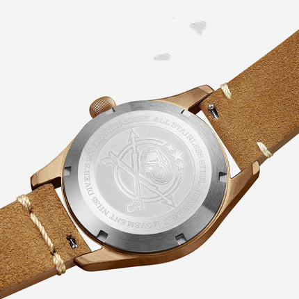 Automatische mechanische Herrenuhr Bronze