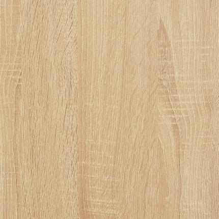 Bed frame without mattress Sonoma oak wood composite